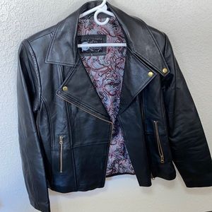 Women’s Black Leather Jacket